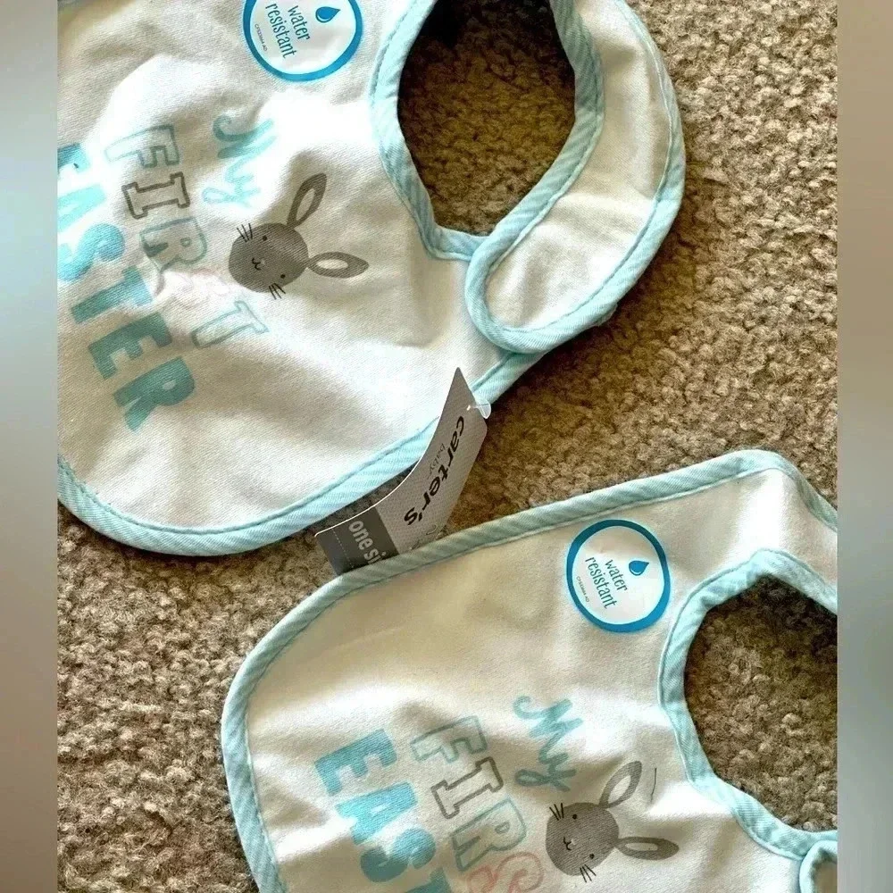 Carters my first Easter 2 bibs